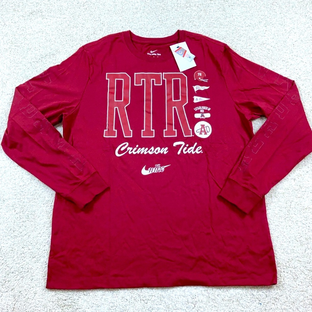*NWT* Nike Alabama Crimson Tide Long Sleeve Shirt